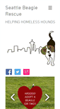 Mobile Screenshot of beaglerescue.org